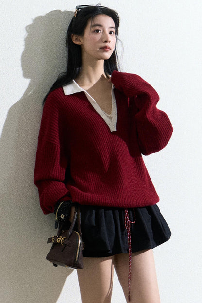 Cozy Wool Turtleneck Sweater Top