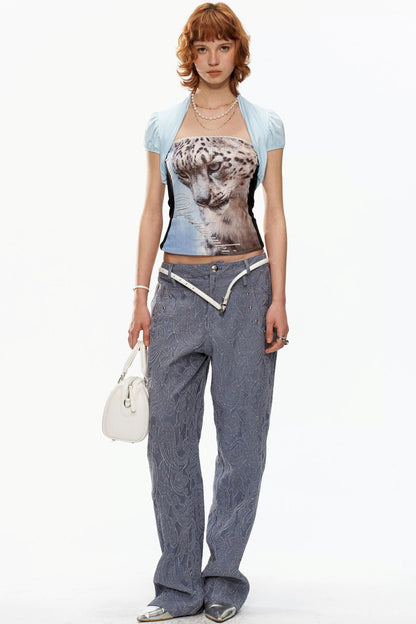 Printed Elastic Tube Top Set-Up