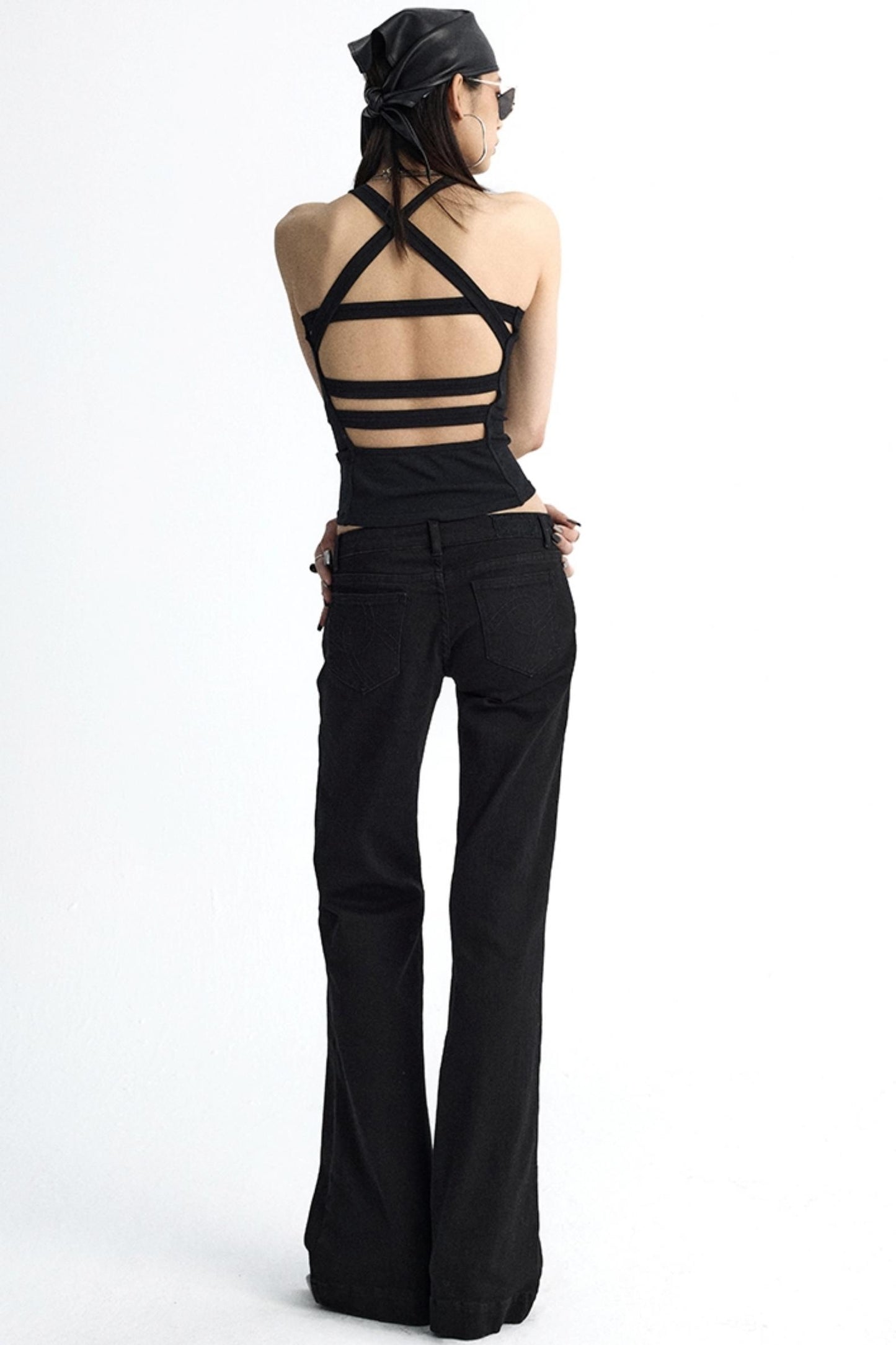 Micro Pocket Straight Leg Jeans