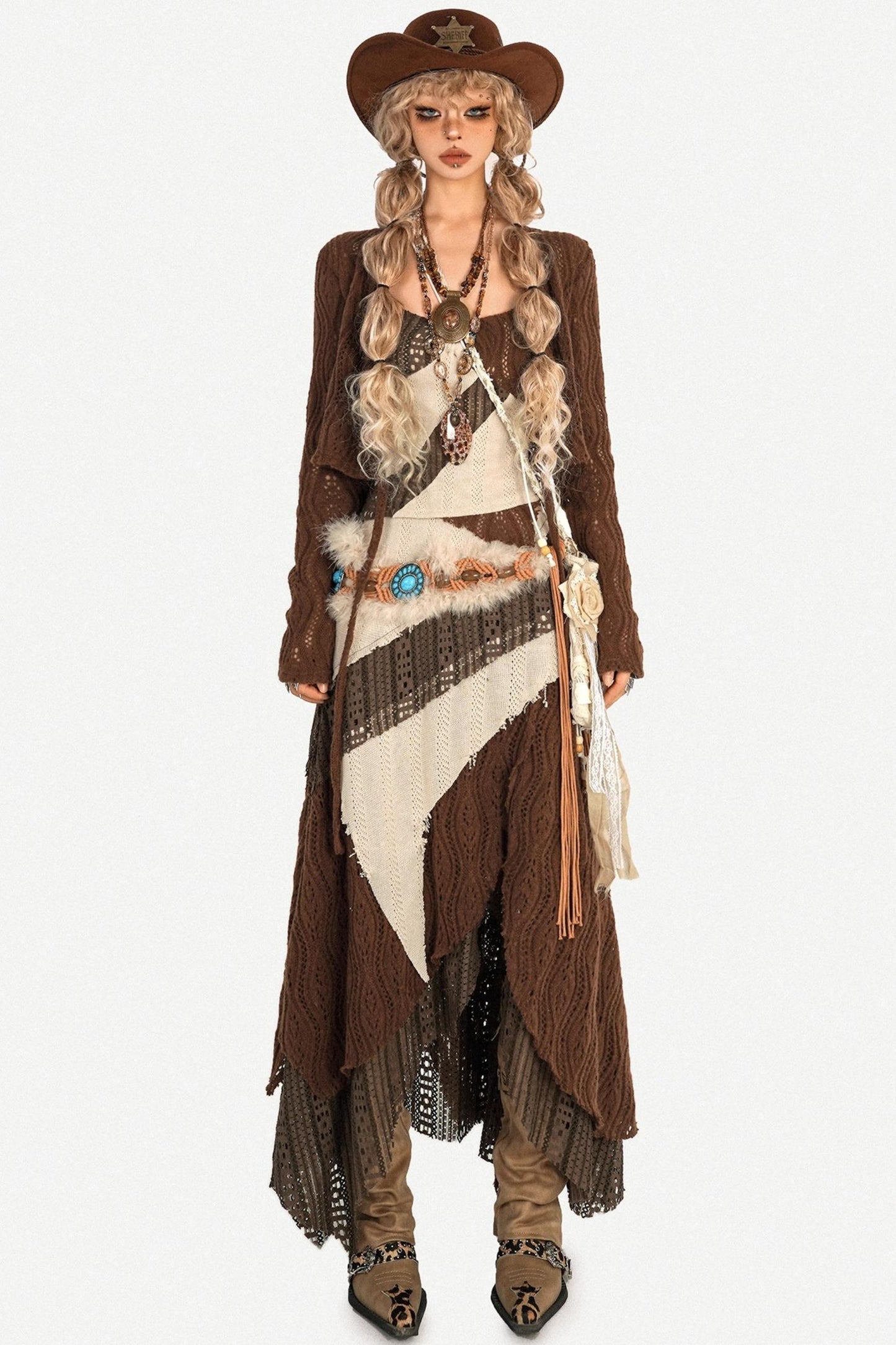 Milky Cool Art Skirt Set-Up