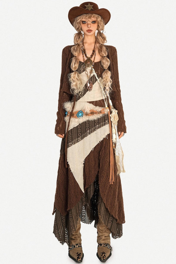 Milky Cool Art Skirt Set-Up