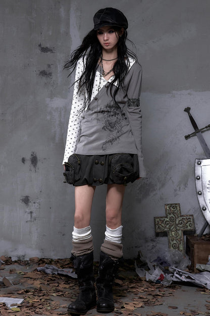 Vintage Striped Knitted Top