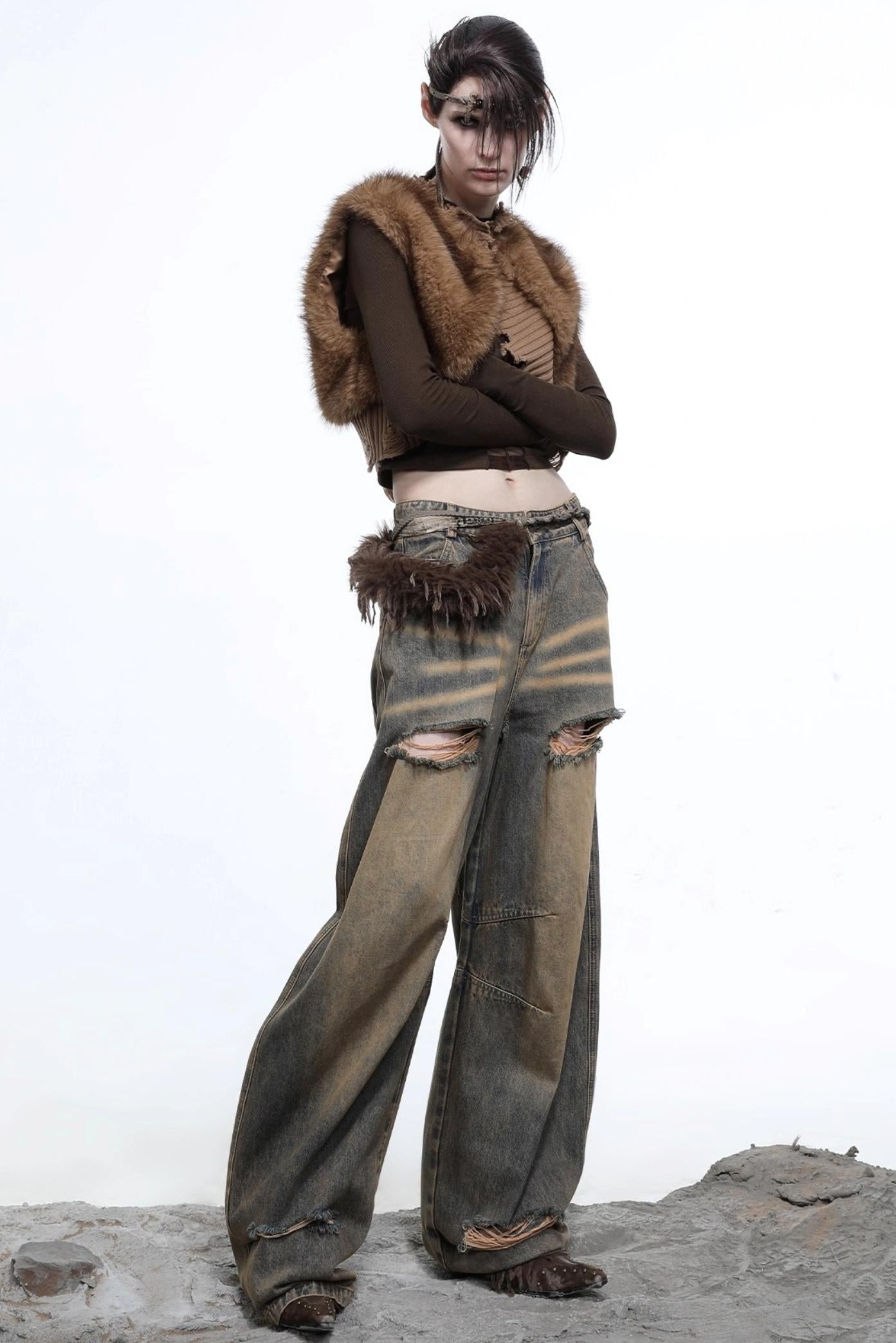 Warm Knitted Wool Vest