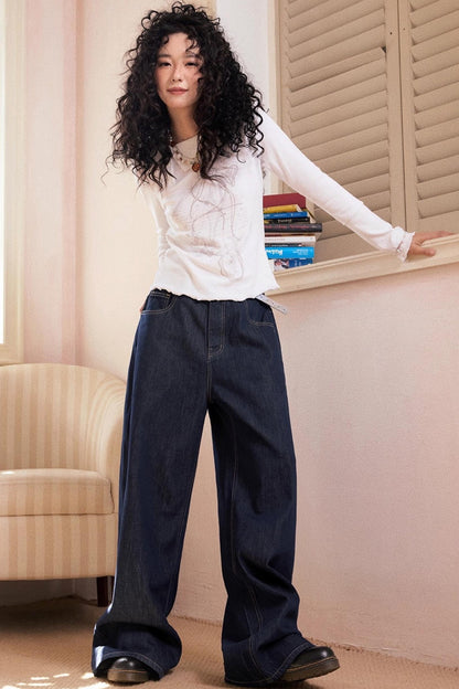 Disorder Loose Wide-leg Jeans