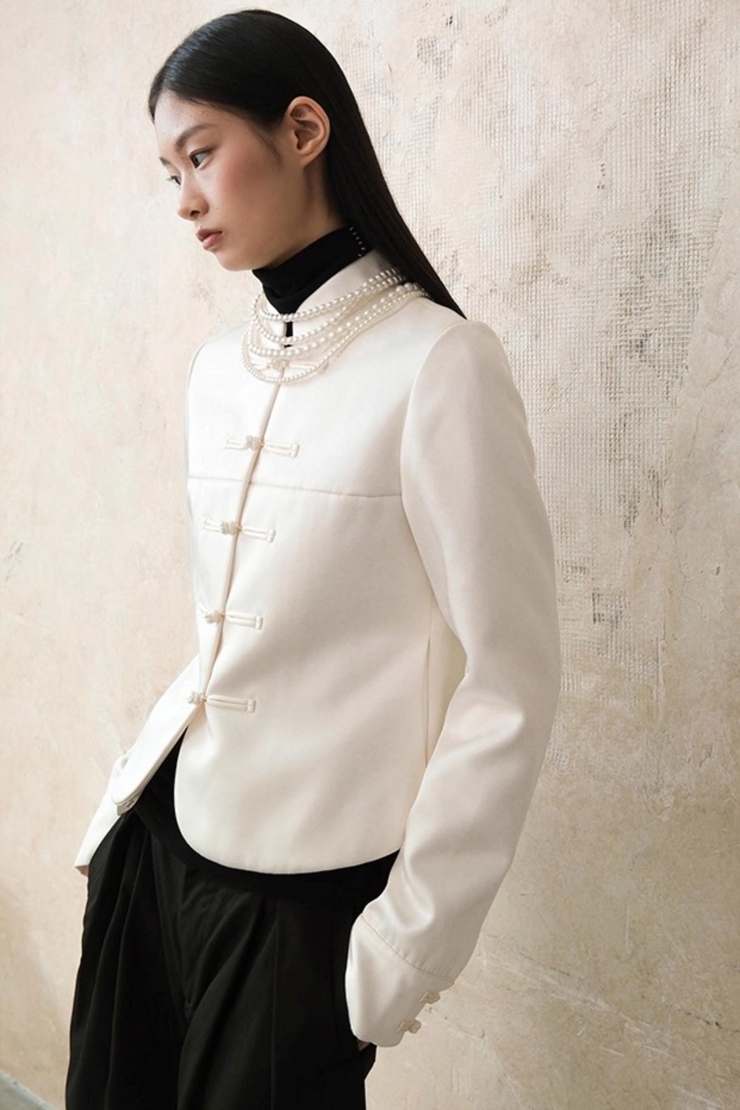 Modern Satin Winter Coat