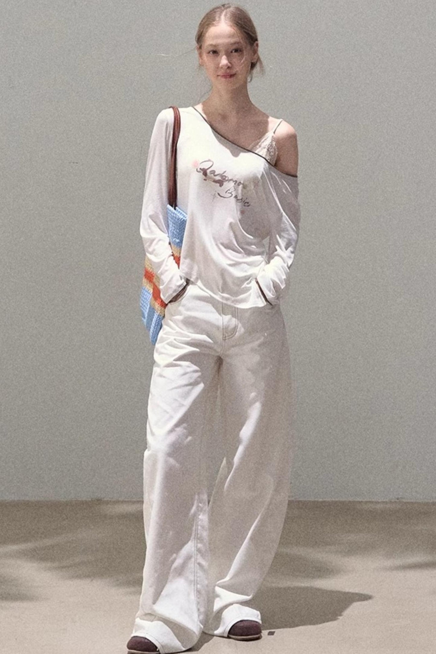 Tencel Blend Cowl Knit Top