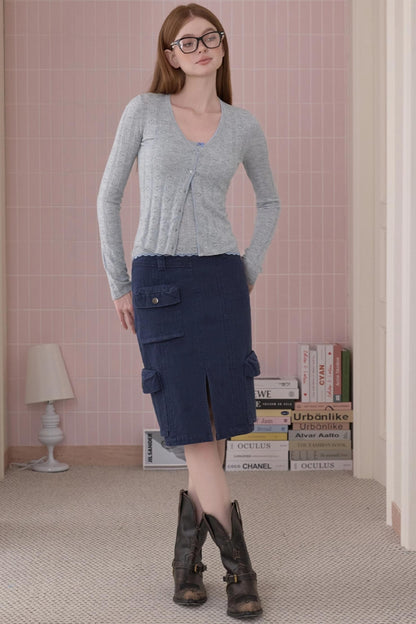 Autumn Style Straight Skirt