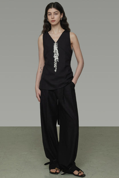 Lace Tassel Summer Vest