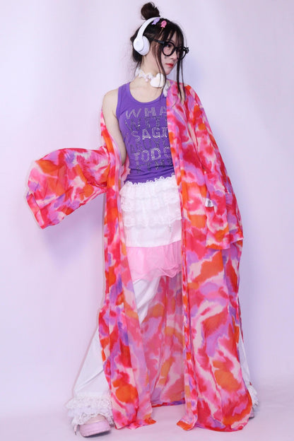 Summer Thin Printed Long-Sleeved Jacket