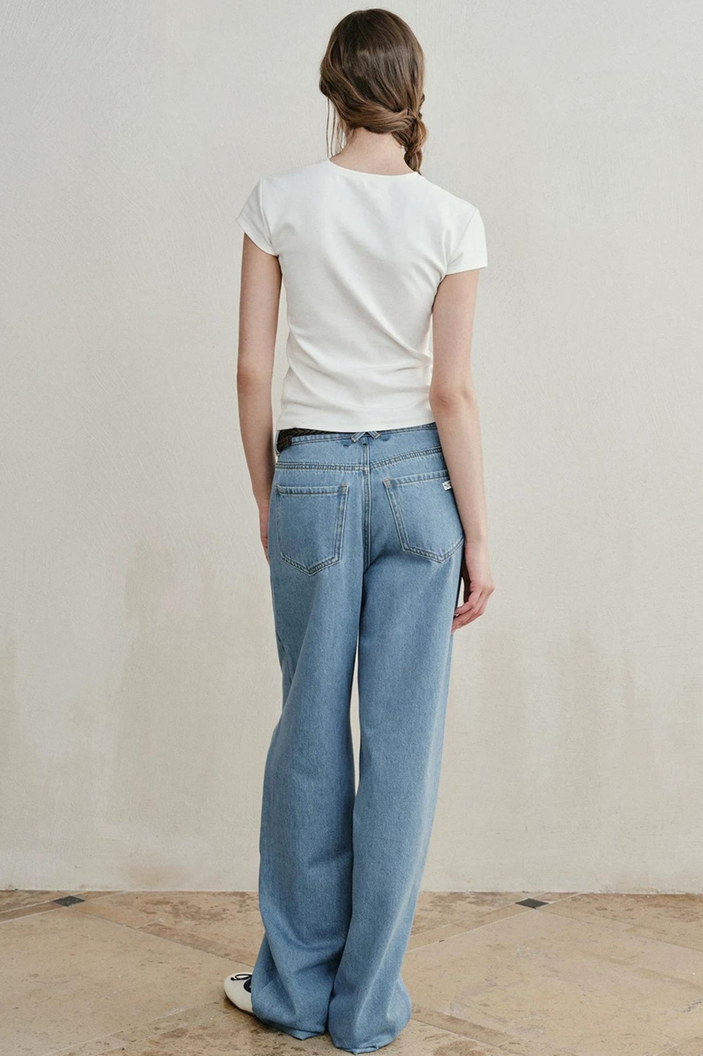 Sea Salt Washed Denim Pants