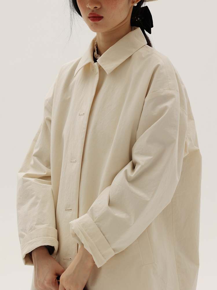 Paper Cotton Mid Length Shirt