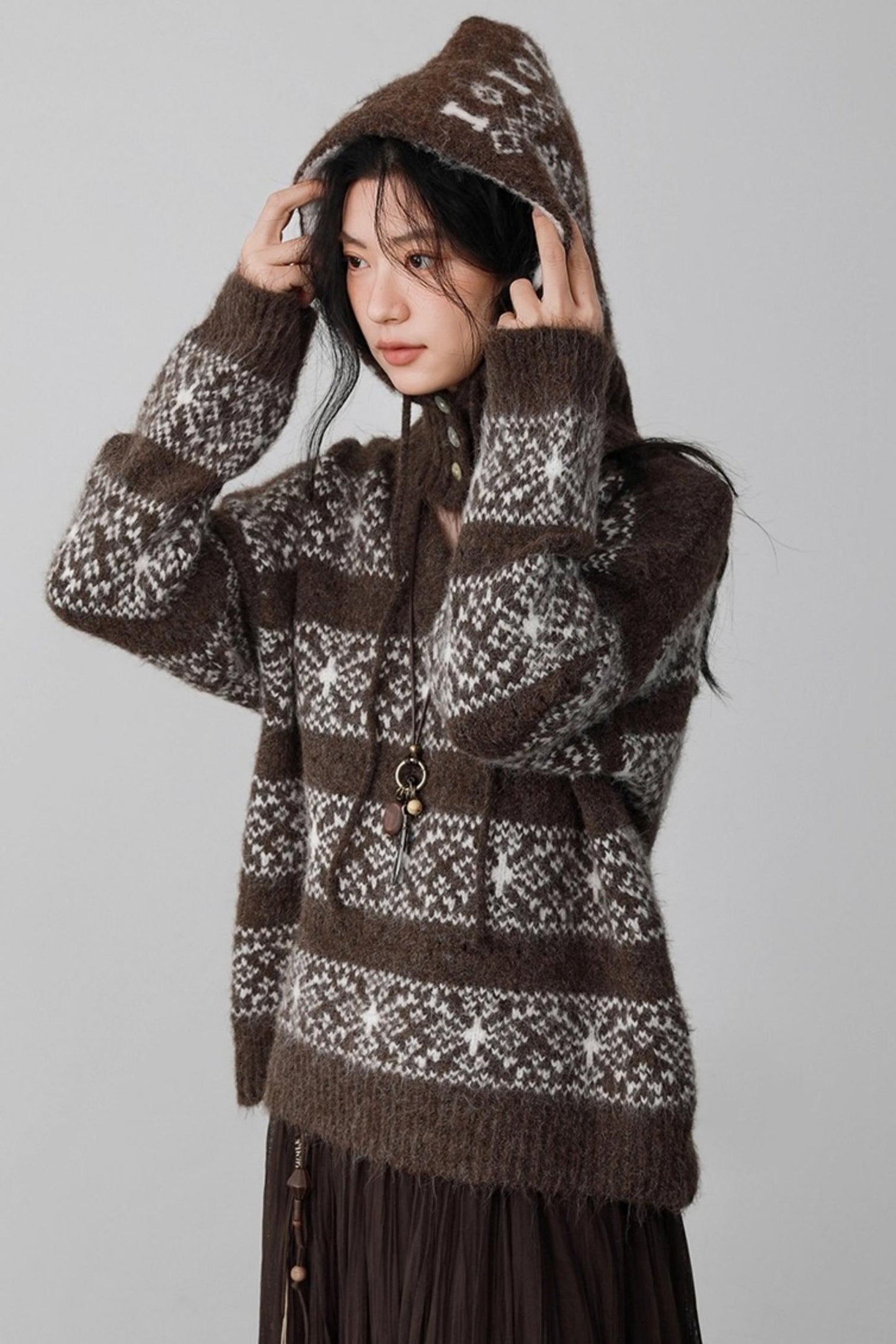 Fair Isle Latte Sweater