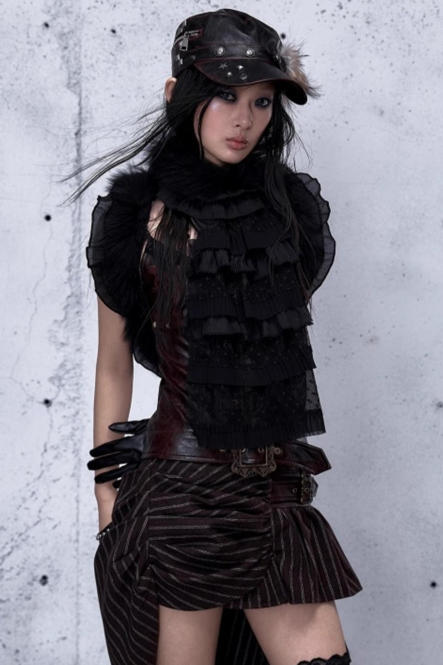 Romantic Lace Layered Scarf