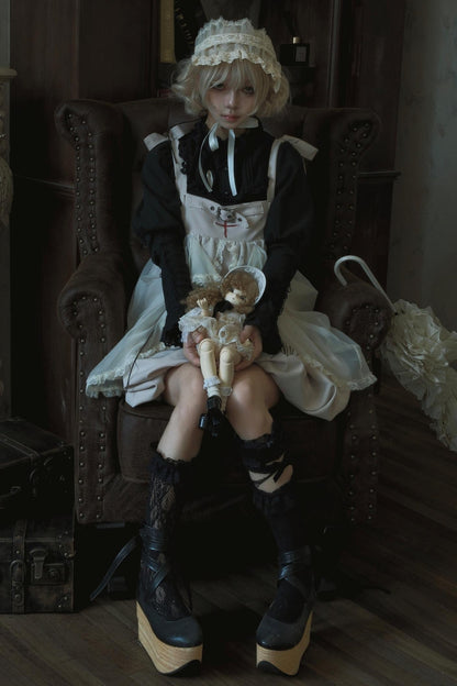 Cross Wing Mesh Doll Dress