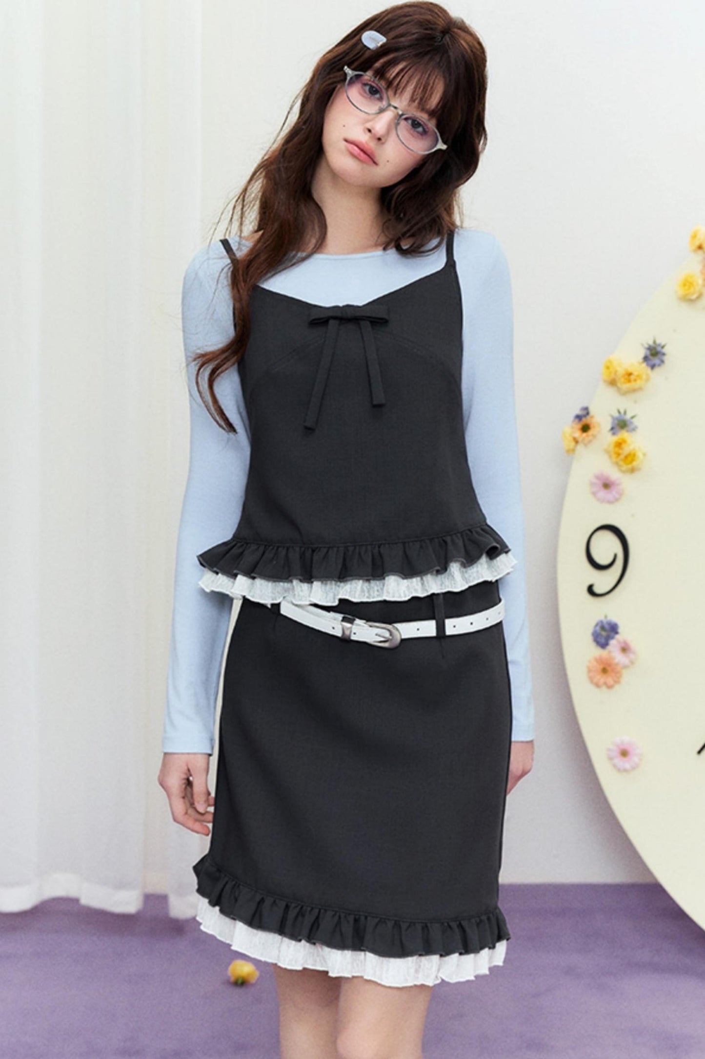 Luxury Lace Halter Bustier Set-Up