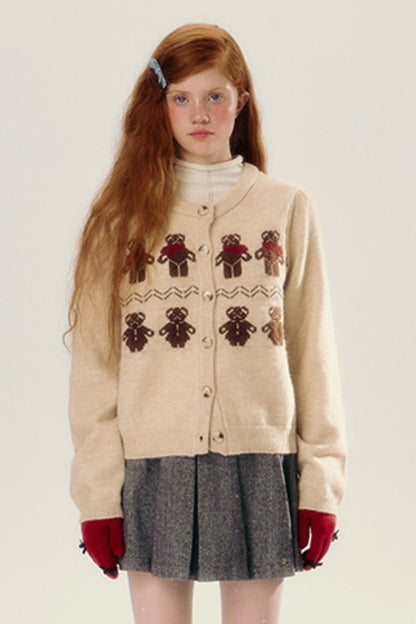 Winter Bear Sweater Coat