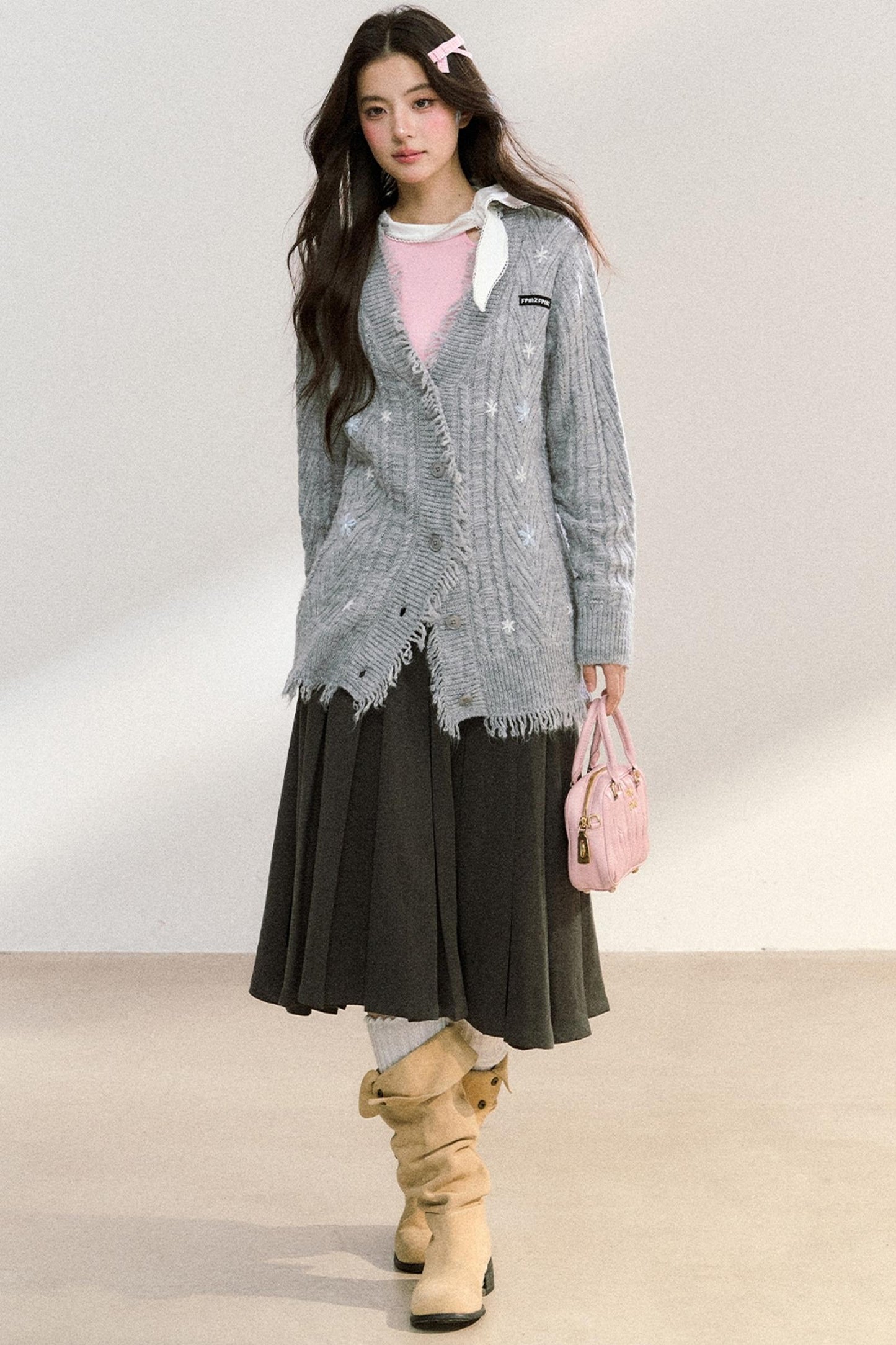 Floral V-Neck Cardigan