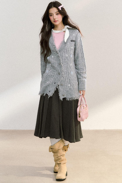 Floral V-Neck Cardigan