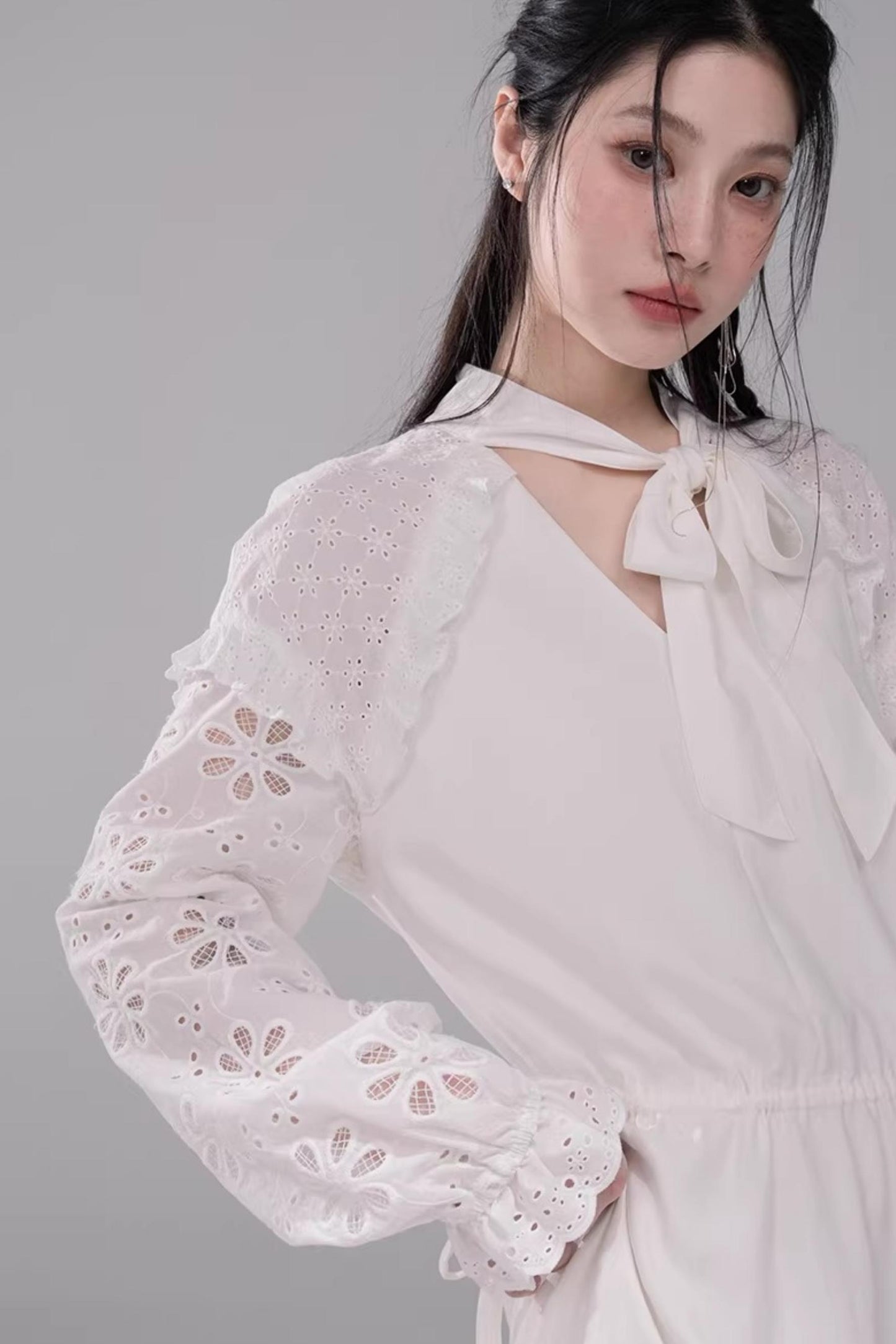 Holiday Lily-Of-The-Valley Dress