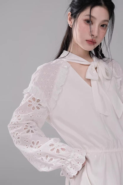 Holiday Lily-Of-The-Valley Dress