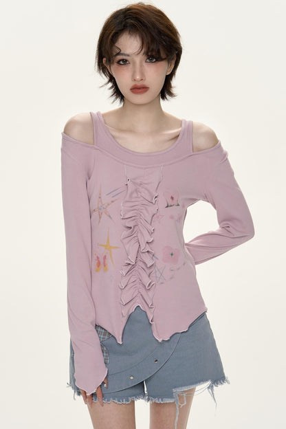 Lilac Layered Top