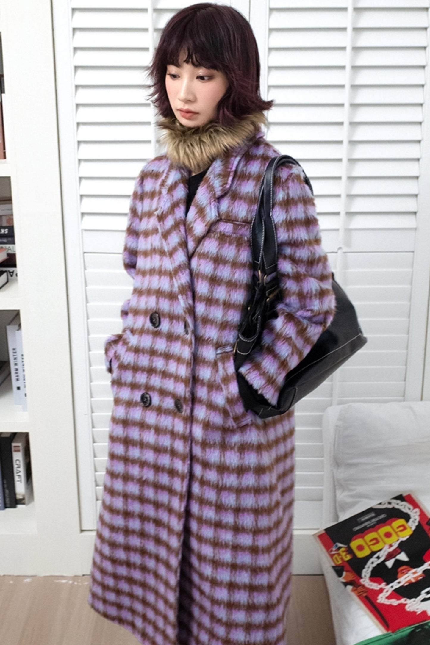 Vintage Check Long Coat