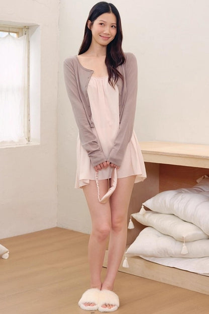 Soft Clouds Cotton Knitted Cardigan