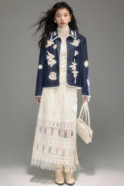 Original Monologue Fringe Skirt