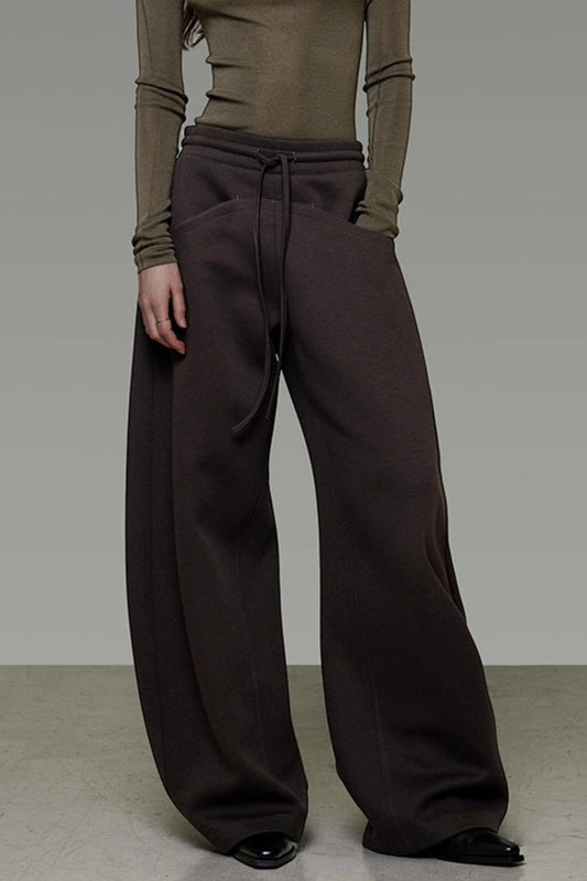 Smooth Drape Wide-Leg Pants