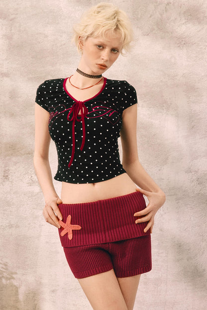 Summer Chic Knit Shorts