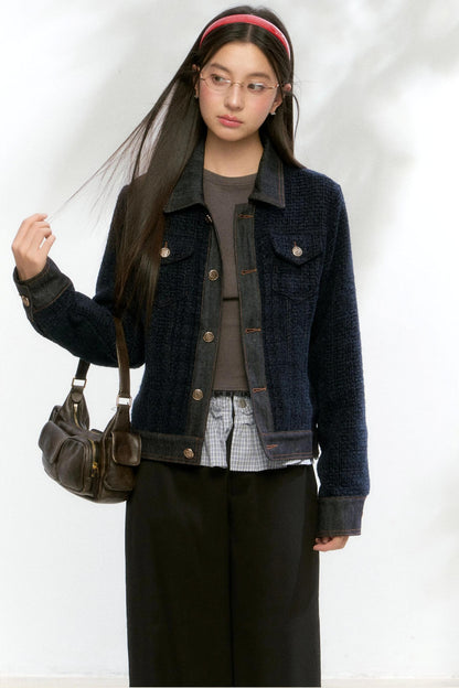Autumn Retro Denim Jacket Set-Up