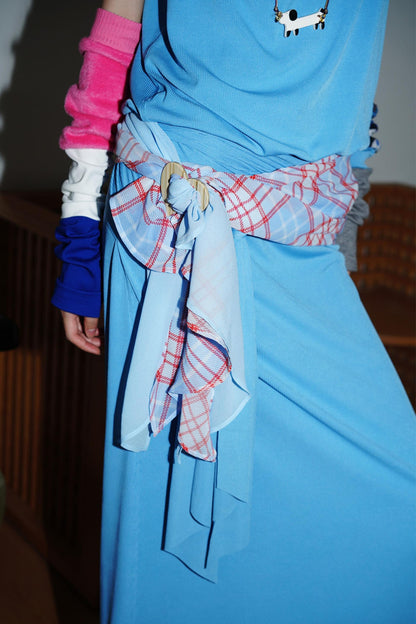 Swing Collar Maxi Dress