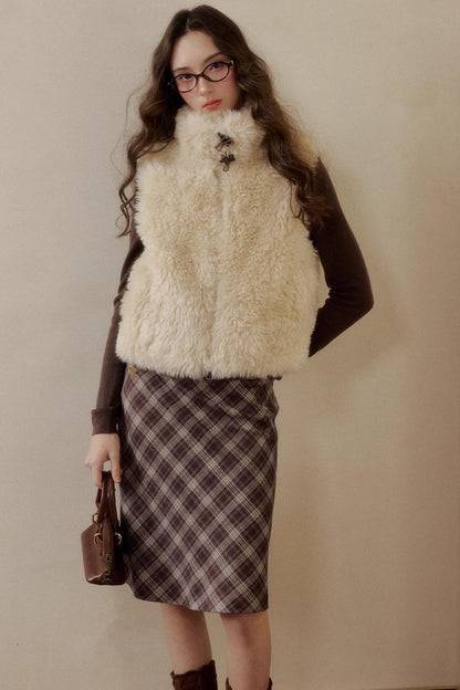 Sweet Berry Reversible Vest Jacket