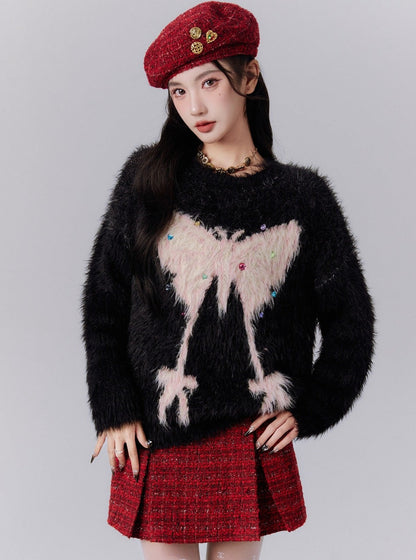 Imitation Mink Sweater Top