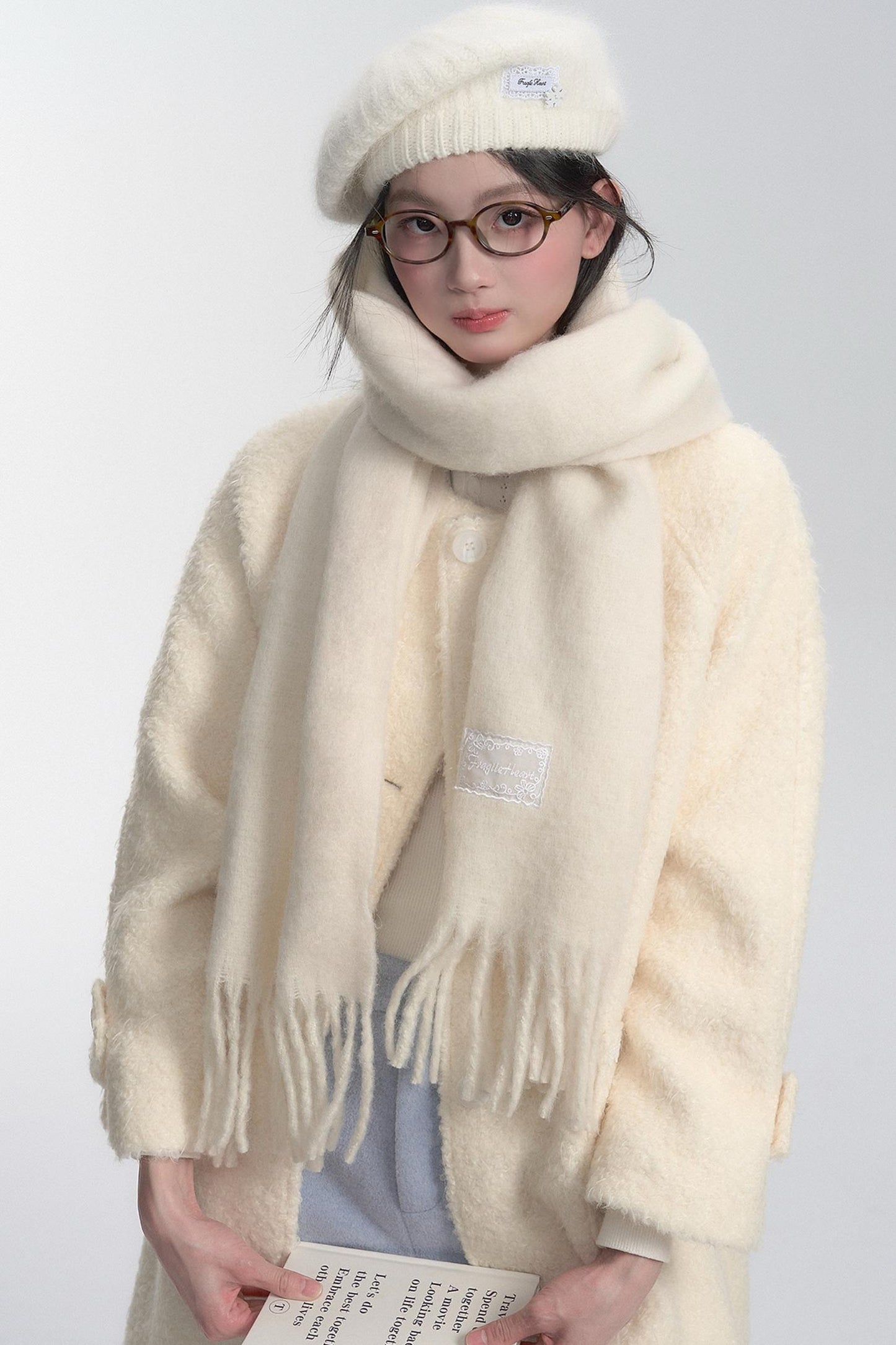 Cozy Korean Atmosphere Soft Glutinous Scarf