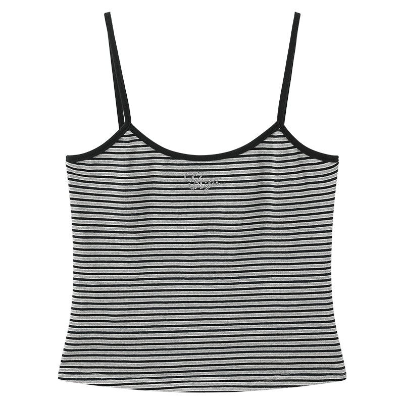 Versatile Striped Spaghetti Sling Top Set-Up