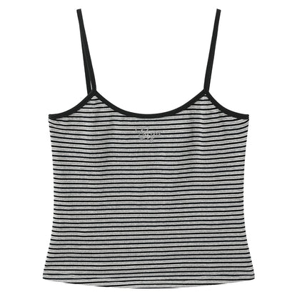 Versatile Striped Spaghetti Sling Top Set-Up