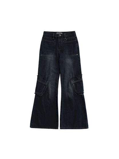 Slightly Flared Workwear Jeans