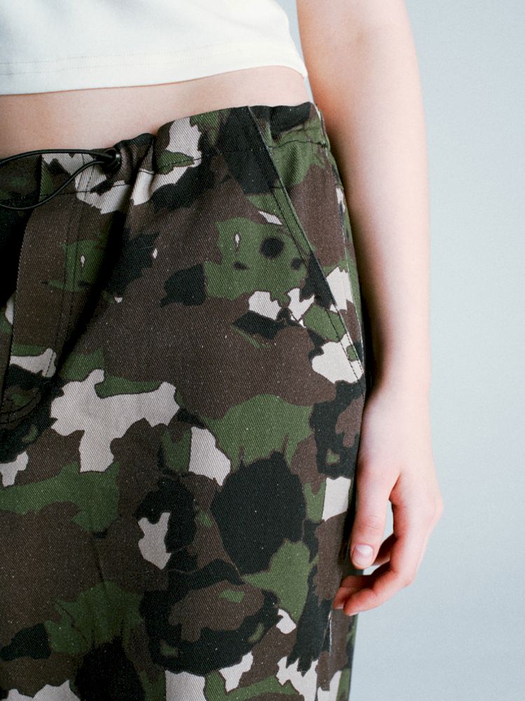 Camouflage full print work trousers