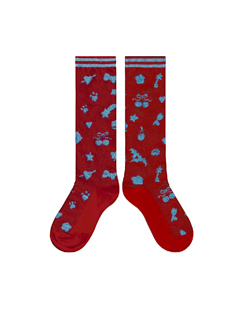 Illustration Mid Calf Socks