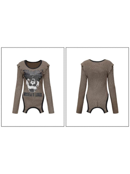 Removable Women's Long Sleeve T-Shirt