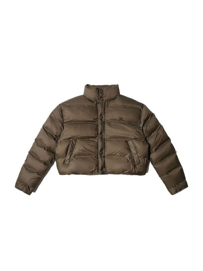 Thermal three-dimensional short down jacket