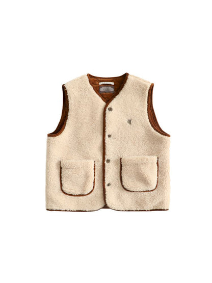 Reversible sleeveless vest