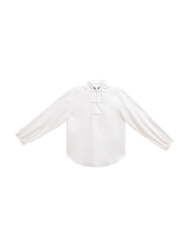 Chinese style disk button shirt