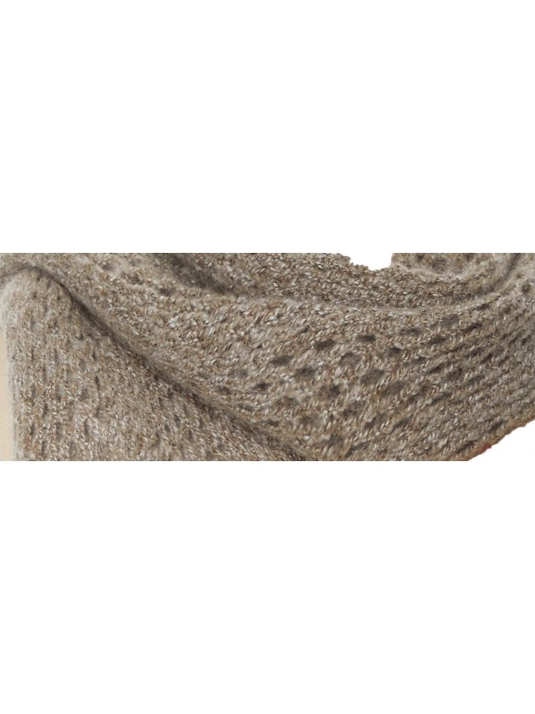 Large Mesh Openwork Knitted Scarf