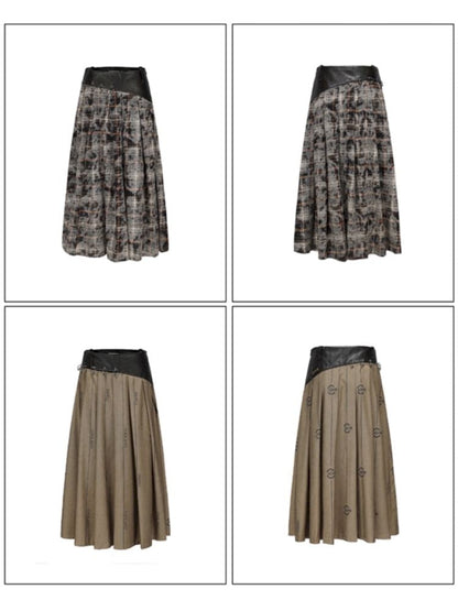 Half-body Pleated Skirt