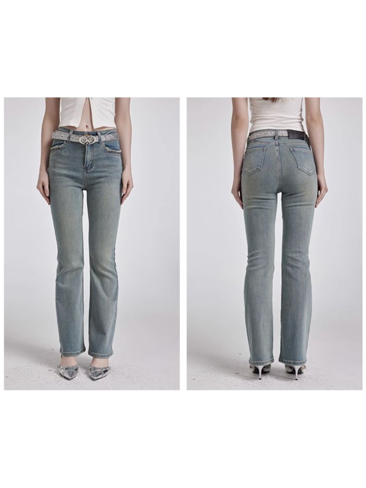 High Street blue ladies skinny jeans