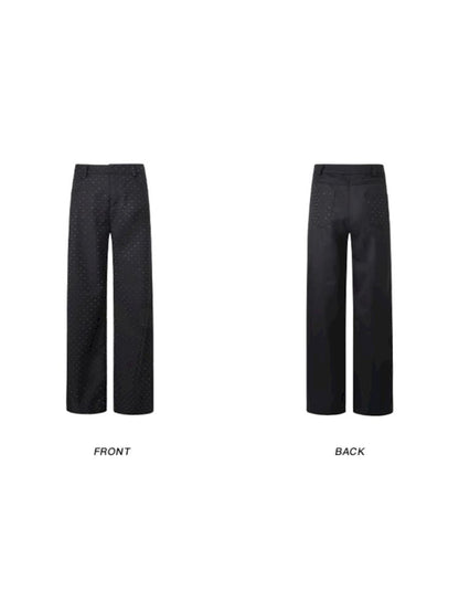 Straight Casual Western Trousers