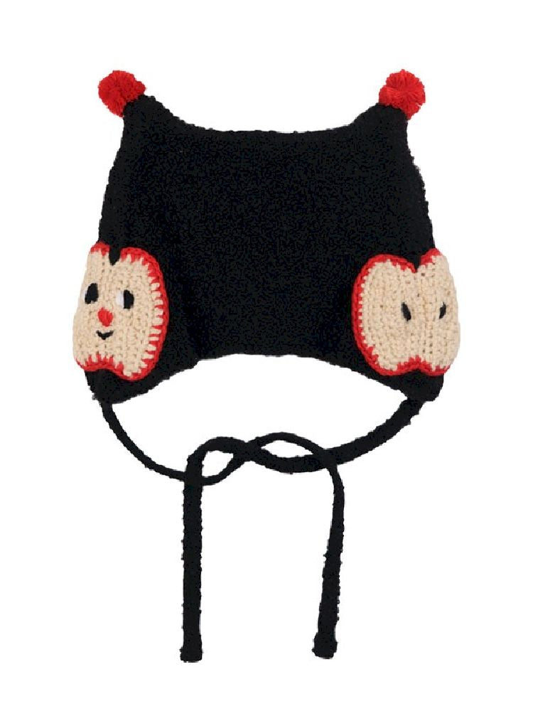 Apple Kitten Pointed Ear Hairball Knit Hat