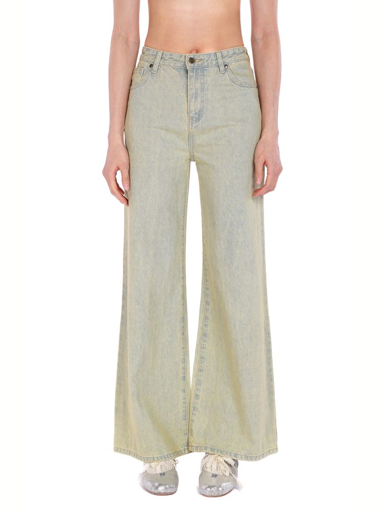 Casual Washed Nostalgia Wide Leg Pants